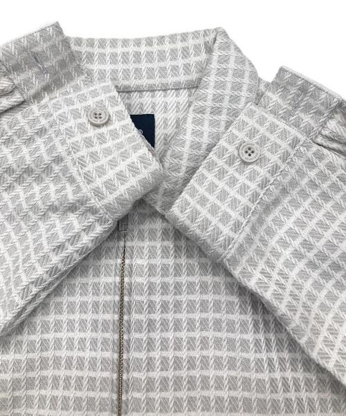 HUF（ハフ）HUF (ハフ) WAFFLE WEAVING ZIP LS SHIRT ベージュ サイズ:Mの古着・服飾アイテム