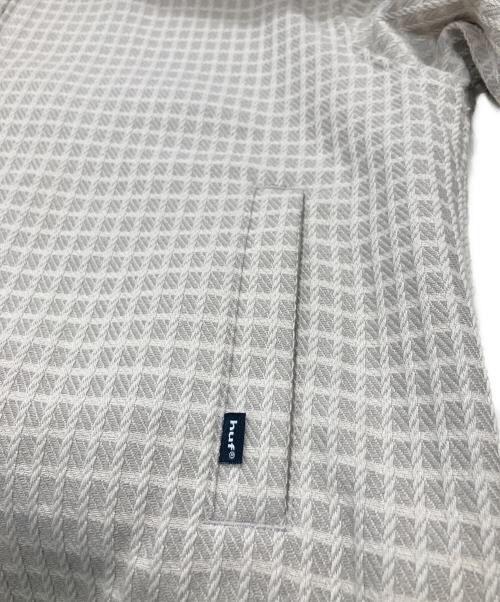 HUF（ハフ）HUF (ハフ) WAFFLE WEAVING ZIP LS SHIRT ベージュ サイズ:Mの古着・服飾アイテム