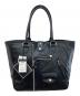 Schott（ショット）の古着「LEATHER RIDERS TOTE BAG」｜ブラック