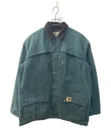 CarHartt（カーハート）の古着「裏地ブランケットダックカバーオール」｜グリーン