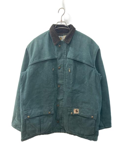 CarHartt（カーハート）CarHartt (カーハート) 裏地ブランケットダックカバーオール グリーン サイズ: LARGE-TALLの古着・服飾アイテム