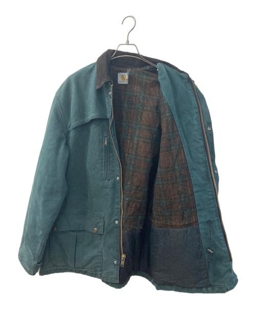 CarHartt（カーハート）CarHartt (カーハート) 裏地ブランケットダックカバーオール グリーン サイズ: LARGE-TALLの古着・服飾アイテム