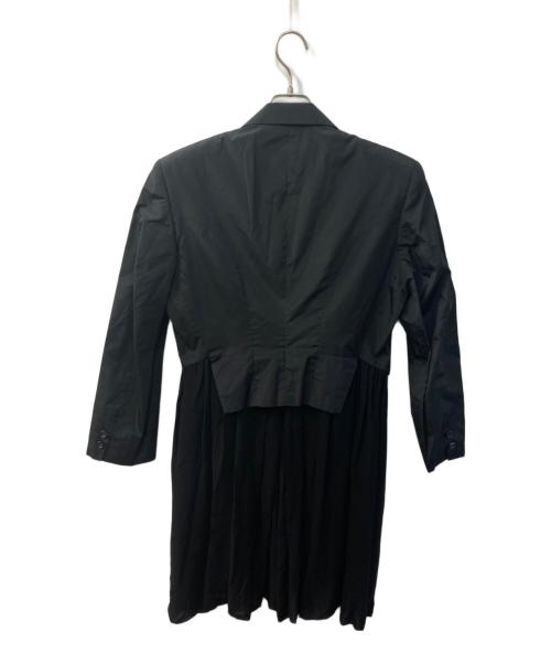 COMME des GARCONS（コムデギャルソン）COMME des GARCONS (コムデギャルソン) プリーツドッキングジャケット ブラック サイズ:Mの古着・服飾アイテム