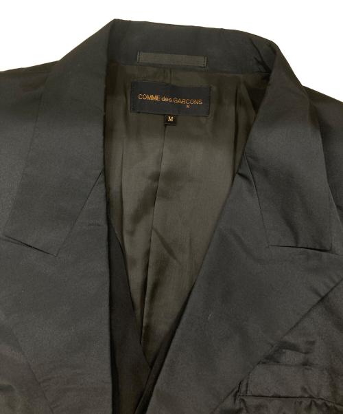 COMME des GARCONS（コムデギャルソン）COMME des GARCONS (コムデギャルソン) プリーツドッキングジャケット ブラック サイズ:Mの古着・服飾アイテム