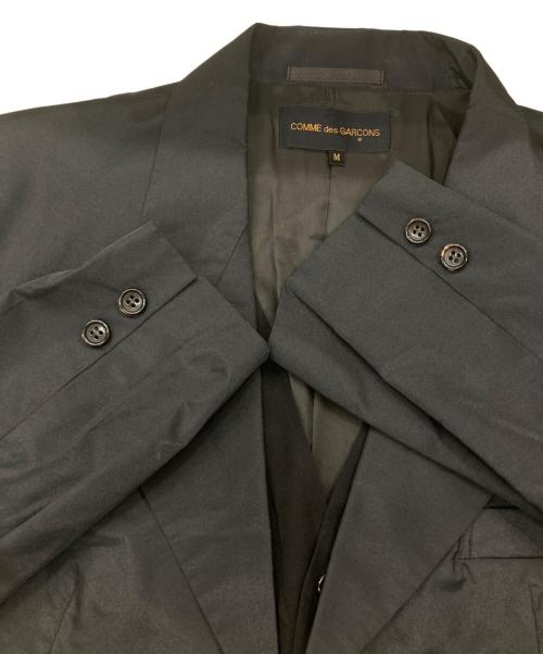 COMME des GARCONS（コムデギャルソン）COMME des GARCONS (コムデギャルソン) プリーツドッキングジャケット ブラック サイズ:Mの古着・服飾アイテム