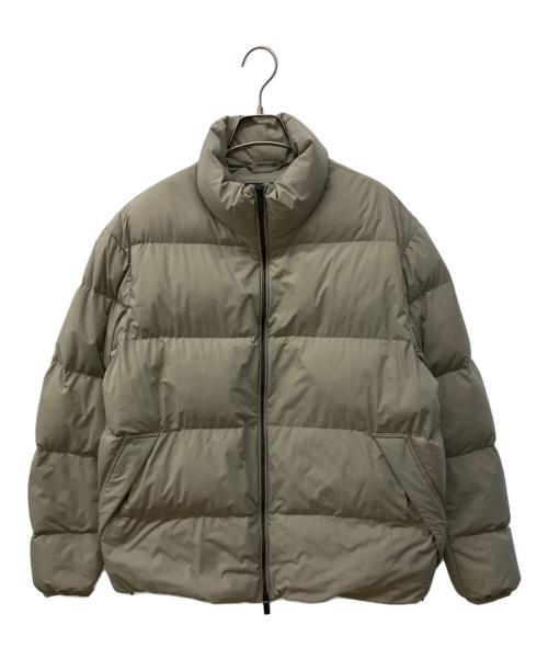 EMPORIO ARMANI（エンポリオ アルマーニ）EMPORIO ARMANI (エンポリオ アルマーニ) スタンドカラーダウンジャケット ベージュ サイズ:50の古着・服飾アイテム