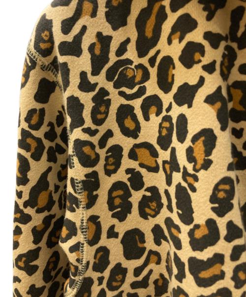 A BATHING APE（アベイシングエイプ）A BATHING APE (アベイシングエイプ) レオパードジップパーカー イエロー サイズ:Lの古着・服飾アイテム