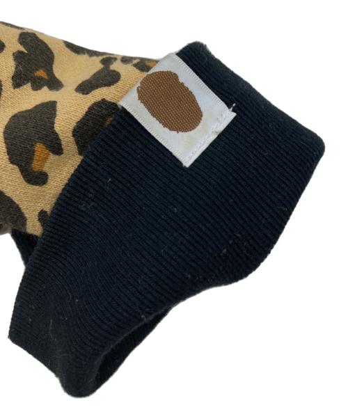 A BATHING APE（アベイシングエイプ）A BATHING APE (アベイシングエイプ) レオパードジップパーカー イエロー サイズ:Lの古着・服飾アイテム