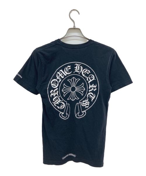 CHROME HEARTS（クロムハーツ）CHROME HEARTS (クロムハーツ) ホースシュープリントTシャツ ブラック サイズ:Sの古着・服飾アイテム