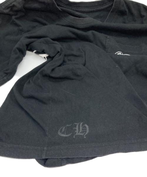 CHROME HEARTS（クロムハーツ）CHROME HEARTS (クロムハーツ) ホースシュープリントTシャツ ブラック サイズ:Sの古着・服飾アイテム