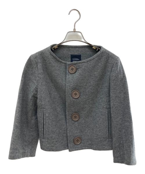 LIMI feu（リミフゥ）LIMI feu (リミフゥ) クロップドウールジャケット グレー サイズ:Sの古着・服飾アイテム