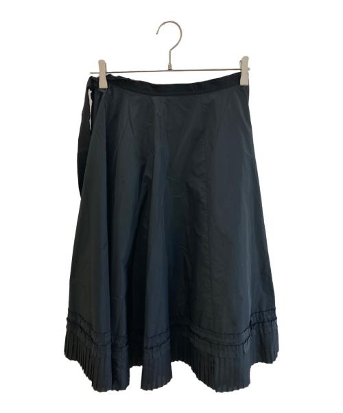 tricot COMME des GARCONS（トリココムデギャルソン）tricot COMME des GARCONS (トリココムデギャルソン) ラップスカート ブラック サイズ:Sの古着・服飾アイテム