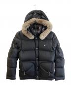 BURBERRY BLACK LABELバーバリーブラックレーベル）の古着「裏ノヴァチェックダウンジャケット」｜ブラック