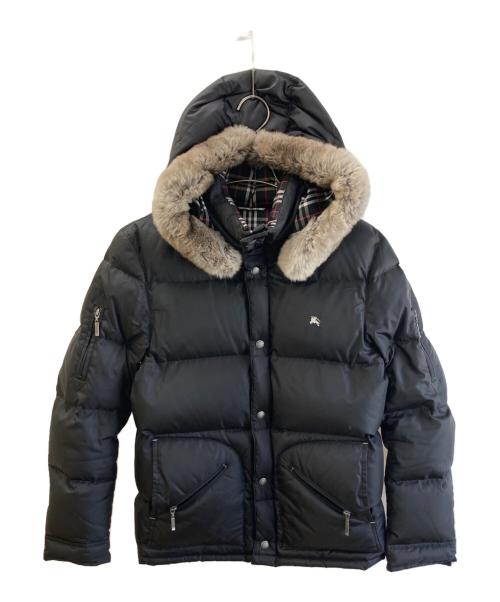 BURBERRY BLACK LABEL（バーバリーブラックレーベル）BURBERRY BLACK LABEL (バーバリーブラックレーベル) 裏ノヴァチェックダウンジャケット ブラック サイズ:Mの古着・服飾アイテム