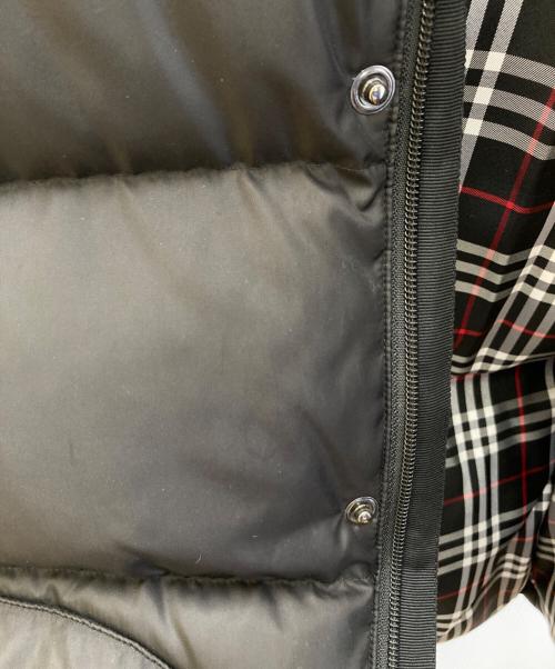 BURBERRY BLACK LABEL（バーバリーブラックレーベル）BURBERRY BLACK LABEL (バーバリーブラックレーベル) 裏ノヴァチェックダウンジャケット ブラック サイズ:Mの古着・服飾アイテム