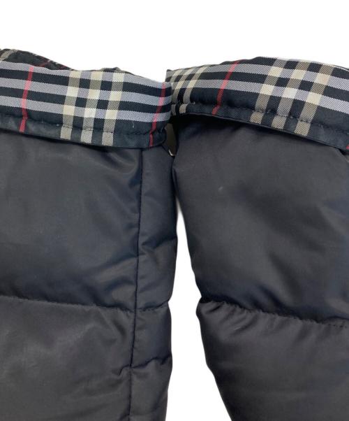 BURBERRY BLACK LABEL（バーバリーブラックレーベル）BURBERRY BLACK LABEL (バーバリーブラックレーベル) 裏ノヴァチェックダウンジャケット ブラック サイズ:Mの古着・服飾アイテム
