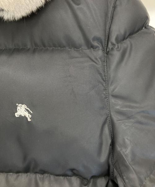 BURBERRY BLACK LABEL（バーバリーブラックレーベル）BURBERRY BLACK LABEL (バーバリーブラックレーベル) 裏ノヴァチェックダウンジャケット ブラック サイズ:Mの古着・服飾アイテム