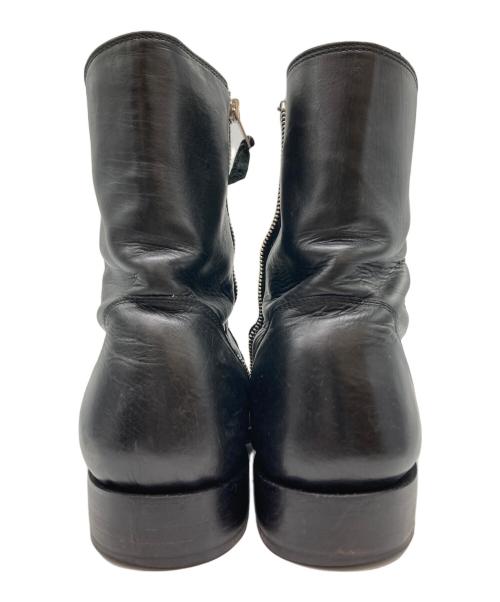 LUCCHESE（ルケーシー）LUCCHESE (ルケーシー) サイドジップブーツ ブラック サイズ:10の古着・服飾アイテム