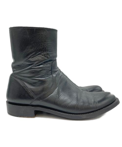 LUCCHESE（ルケーシー）LUCCHESE (ルケーシー) サイドジップブーツ ブラック サイズ:10の古着・服飾アイテム