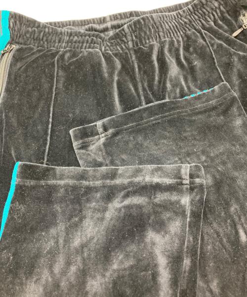 Needles（ニードルズ）Needles (ニードルズ) Narrow Track Pant Velour ブラック サイズ:Ⅼの古着・服飾アイテム