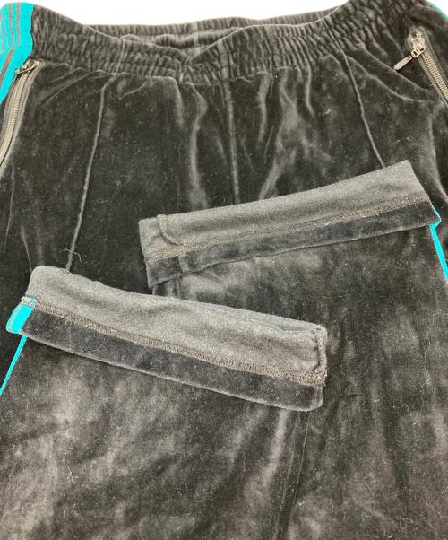 Needles（ニードルズ）Needles (ニードルズ) Narrow Track Pant Velour ブラック サイズ:Ⅼの古着・服飾アイテム