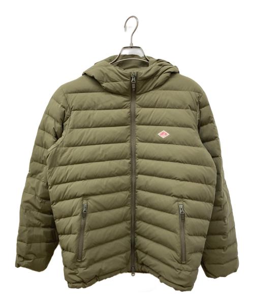 DANTON（ダントン）DANTON (ダントン) フード付きミドルダウンジャケット カーキ サイズ:Ｓの古着・服飾アイテム
