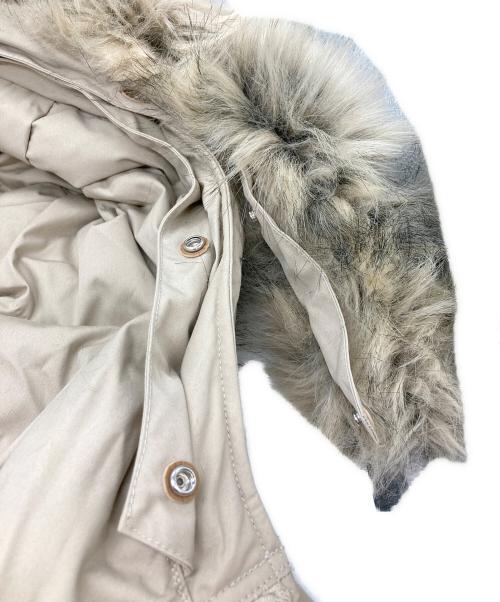 THE NORTHFACE PURPLELABEL（ザ・ノースフェイス パープルレーベル）THE NORTHFACE PURPLELABEL (ザ・ノースフェイス パープルレーベル) 65/35  Long Serow /ダウンジャケット ベージュ サイズ:WSの古着・服飾アイテム