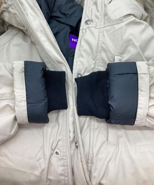 THE NORTHFACE PURPLELABEL（ザ・ノースフェイス パープルレーベル）THE NORTHFACE PURPLELABEL (ザ・ノースフェイス パープルレーベル) 65/35  Long Serow /ダウンジャケット ベージュ サイズ:WSの古着・服飾アイテム