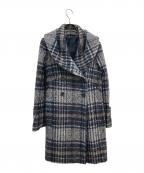 Max Mara Studioマックスマーラ ストゥディオ）の古着「ビッグカラーコート」｜ネイビー