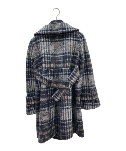 Max Mara Studio（マックスマーラ ストゥディオ）MAX MARA STUDIO (マックスマーラ ストゥディオ) ビッグカラーコート ネイビー サイズ:Ⅼの古着・服飾アイテム