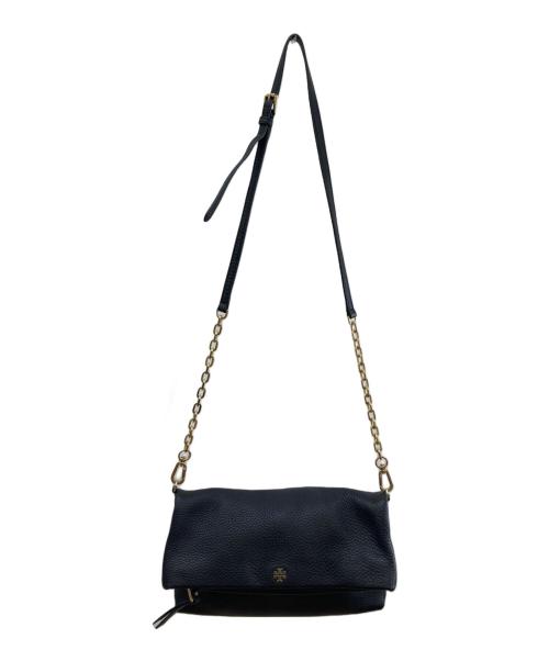 TORY BURCH（トリーバーチ）TORY BURCH (トリーバーチ) レザーショルダーバッグ ブラック サイズ:-の古着・服飾アイテム