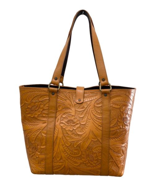 Carving Tribes（カービングトライブス）CARVING TRIBES (カービングトライブス) トートバッグ ブラウンの古着・服飾アイテム