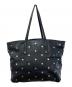 JIMMY CHOO (ジミーチュウ) スクエアスタッズトートバッグ ブラック：10000円