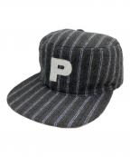POINTLESS JOURNEYポイントレスジャーニー）の古着「PILL BOX CAP」｜グレー