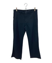 tricot COMME des GARCONS（トリココムデギャルソン）の古着「縮絨フレアパンツ」｜ブラック
