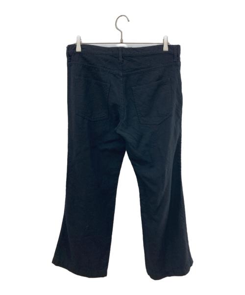 tricot COMME des GARCONS（トリココムデギャルソン）tricot COMME des GARCONS (トリココムデギャルソン) 縮絨フレアパンツ ブラック サイズ:Sの古着・服飾アイテム