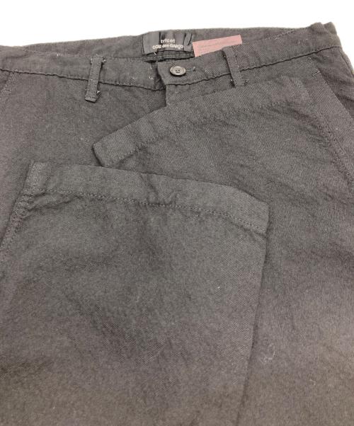 tricot COMME des GARCONS（トリココムデギャルソン）tricot COMME des GARCONS (トリココムデギャルソン) 縮絨フレアパンツ ブラック サイズ:Sの古着・服飾アイテム