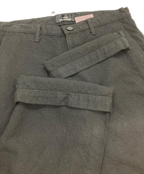 tricot COMME des GARCONS（トリココムデギャルソン）tricot COMME des GARCONS (トリココムデギャルソン) 縮絨フレアパンツ ブラック サイズ:Sの古着・服飾アイテム
