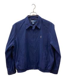 POLO RALPH LAUREN（ポロ・ラルフローレン）の古着「裏チェックスイングトップ」｜ネイビー