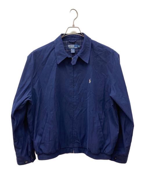 POLO RALPH LAUREN（ポロ・ラルフローレン）POLO RALPH LAUREN (ポロ・ラルフローレン) 裏チェックスイングトップ ネイビー サイズ:Ⅼの古着・服飾アイテム