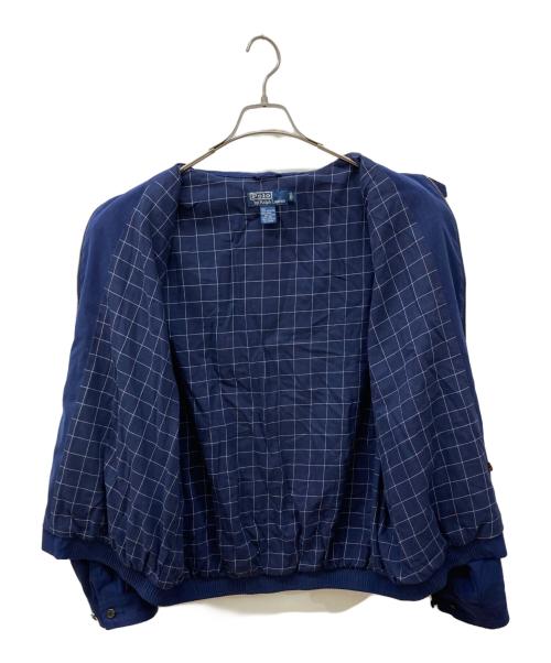 POLO RALPH LAUREN（ポロ・ラルフローレン）POLO RALPH LAUREN (ポロ・ラルフローレン) 裏チェックスイングトップ ネイビー サイズ:Ⅼの古着・服飾アイテム