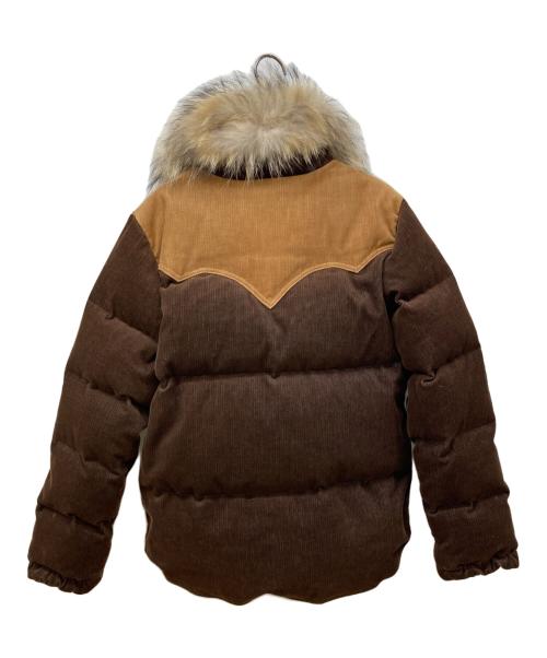 A BATHING APE（アベイシングエイプ）A BATHING APE (アベイシングエイプ) コーデュロイダウンジャケット ブラウン サイズ:Sの古着・服飾アイテム