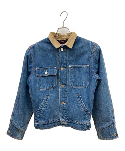 POLO RALPH LAUREN（ポロ・ラルフローレン）POLO RALPH LAUREN (ポロ・ラルフローレン) 裏ブランケットデニムジャケット ブルー サイズ:‐の古着・服飾アイテム