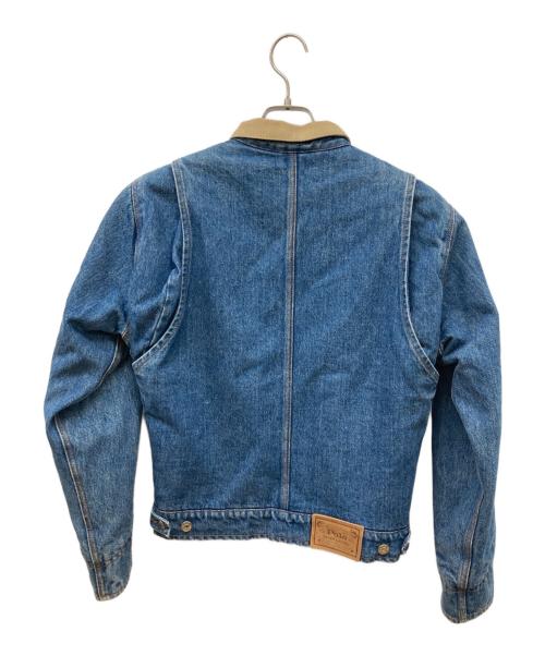POLO RALPH LAUREN（ポロ・ラルフローレン）POLO RALPH LAUREN (ポロ・ラルフローレン) 裏ブランケットデニムジャケット ブルー サイズ:‐の古着・服飾アイテム