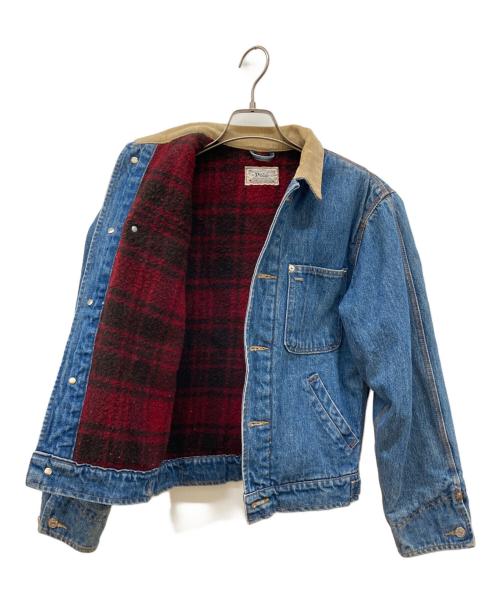 POLO RALPH LAUREN（ポロ・ラルフローレン）POLO RALPH LAUREN (ポロ・ラルフローレン) 裏ブランケットデニムジャケット ブルー サイズ:‐の古着・服飾アイテム