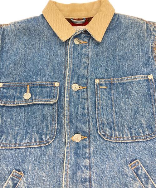 POLO RALPH LAUREN（ポロ・ラルフローレン）POLO RALPH LAUREN (ポロ・ラルフローレン) 裏ブランケットデニムジャケット ブルー サイズ:‐の古着・服飾アイテム