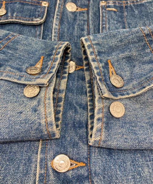 POLO RALPH LAUREN（ポロ・ラルフローレン）POLO RALPH LAUREN (ポロ・ラルフローレン) 裏ブランケットデニムジャケット ブルー サイズ:‐の古着・服飾アイテム