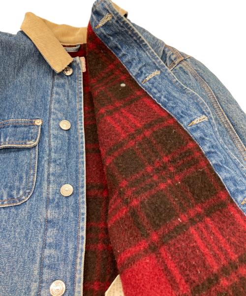 POLO RALPH LAUREN（ポロ・ラルフローレン）POLO RALPH LAUREN (ポロ・ラルフローレン) 裏ブランケットデニムジャケット ブルー サイズ:‐の古着・服飾アイテム