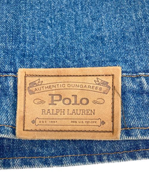 POLO RALPH LAUREN（ポロ・ラルフローレン）POLO RALPH LAUREN (ポロ・ラルフローレン) 裏ブランケットデニムジャケット ブルー サイズ:‐の古着・服飾アイテム