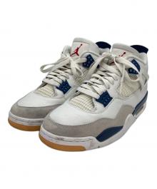 NIKE SB（ナイキエスビー）の古着「Air Jordan 4 Retro SP "Summit White/Navy"」｜ホワイト×ブルー